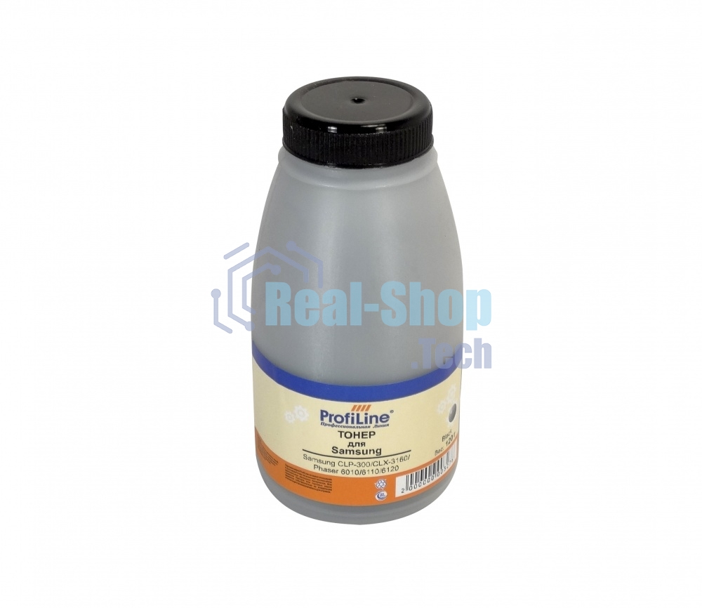 Тонер ProfiLine для принтеров Samsung CLP-300/CLX-3160/Phaser 6010/6110/6120/WC 6000/6015 черный 120гр Фасовка РФ