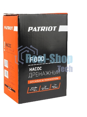 Садовый насос дренажный Patriot F 800