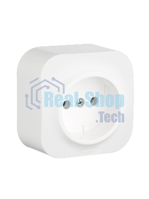 Розетка Legrand 782210 без заземления без шторок (Белая)
