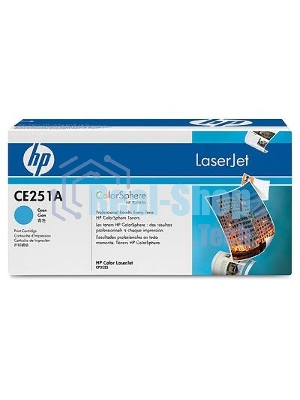 Картридж лазерный HP CE251A голубой для CLJ CM3530/CP3525 7000 стр.