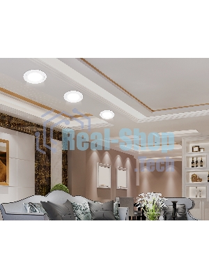 Светильник Ambrella light TN6601 WH белый IP44 GX53 max 15W D110*23