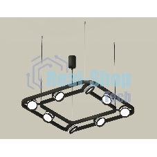 Светильник Ambrella light XB9182153/8 SBK/FR черный песок/белый матовый GX53 (C9182, N8478)