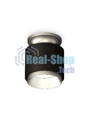 Светильник Ambrella Light XS7511100 SBK/MCH черный песок/хром матовый MR16 GU5.3 (N7928, C7511, N7033)