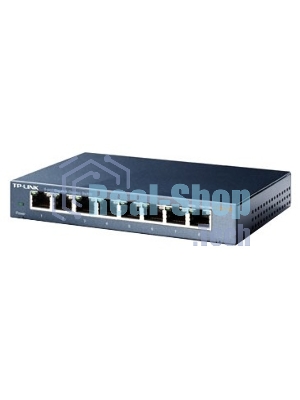 Коммутатор TP-Link SMB TL-SG108 8-port Desktop Gigabit Switch, 8 10/100/1000M RJ45 ports,metal case