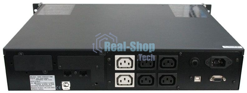 Источник бесперебойного питания Powercom King Pro RM KIN-1200AP LCD 720Вт 1200ВА черный