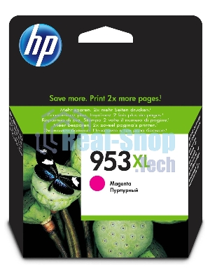 Картридж струйный HP 953XL F6U17AE пурпурный для HP OJP 8710/8715/8720/8730/8210/8725 (1600 стр.)