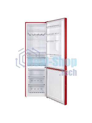 Холодильник Maunfeld MFF200NFR Inverter красный двухкамерный инвертор 271/106 л морозилка снизу, No Frost