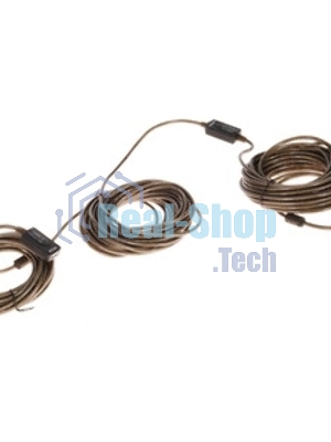 Кабель-адаптер VCOM VUS7049-20M USB2.0-repeater, удлинительный активный <Am-->Af 20м