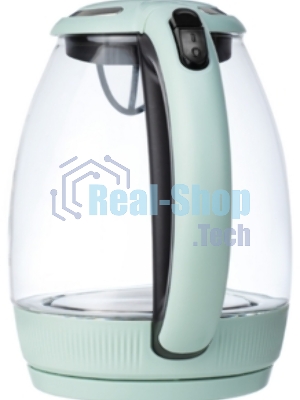 Электрочайник Centek CT-0008 мятный, 1.7 л, 2200 Вт, скрытый нагревательный элемент