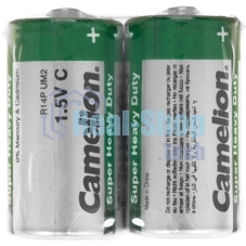 Элемент питания солевой Camelion R R14 (шринка 2шт) 1.5 В