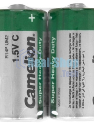 Элемент питания солевой Camelion R R14 (шринка 2шт) 1.5 В