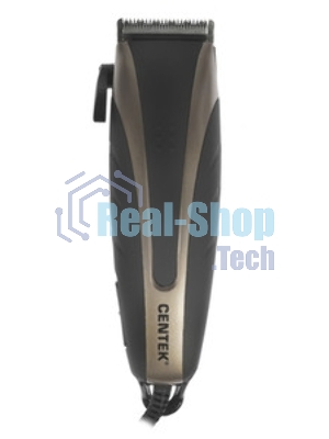 Машинка для стрижки Centek CT-2110 (серый/черный) титановые ножи, прорезиненный корпус