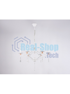 Светильник Ambrella light TR9596/6 WH белый E14/6 max 40W D660*880
