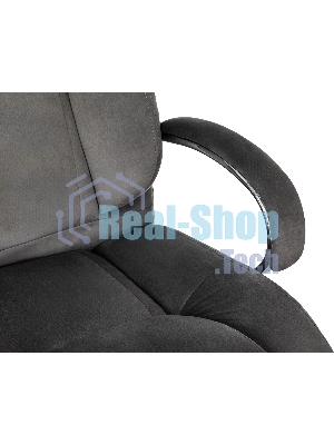 Кресло руководителя Бюрократ T-9925SL Fabric темно-серый Holland 18 крестов. металл хром