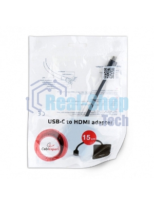 Переходник Cablexpert USB Type-C/HDMI, 15 см, пакет (A-CM-HDMIF-01)