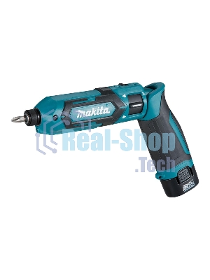 Отвертка аккумуляторная MAKITA TD022DSEак уд 7.2В 2х1Ач Li-Ion 2450об/м 25Нм 1/4'' 0.56кг сумка подсветка