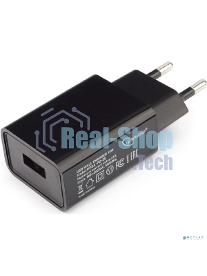 Сетевое зарядное устройство Cablexpert MP3A-PC-25 100/220V - 5V USB 1 порт, 2A, черный