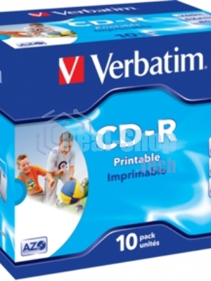 Диск CD-R Verbatim 700Mb 52x Jewel case (10шт) (43327)