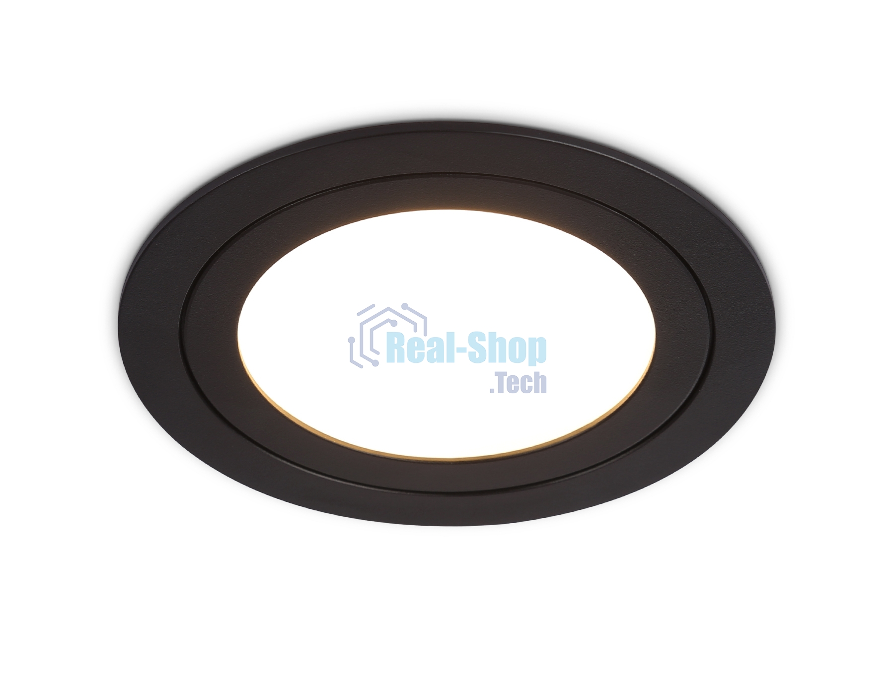 Светильник Ambrella light TN6604 BK черный IP44 GX53 max 15W D110*23