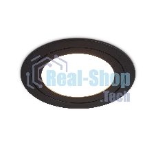 Светильник Ambrella light TN6604 BK черный IP44 GX53 max 15W D110*23