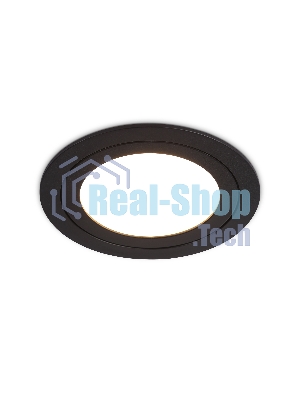 Светильник Ambrella light TN6604 BK черный IP44 GX53 max 15W D110*23