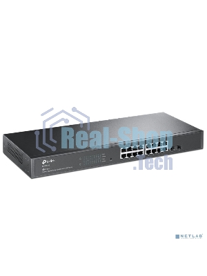 Коммутатор TP-Link Jetstream 16-port gigabit smart switch with 2-gigabit uplink ports
