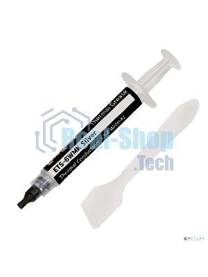 Термопаста ExeGate ETS-6WMK Silver, шприц с лопаткой, 8г