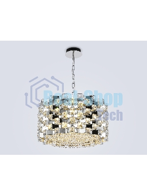 Люстра Ambrella light LH41001/12 CH/CL хром/прозрачный E14*12 max 40W D540*290
