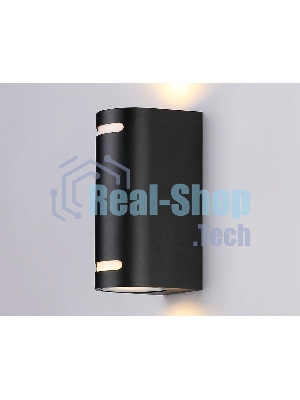Светильник Ambrella light ST3744/2 BK черный IP54 GU10/2 max 35W 150*68*92