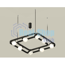 Светильник Ambrella light XB9182154/8 SBK/FR черный песок/белый матовый GX53 (C9182, N8402)