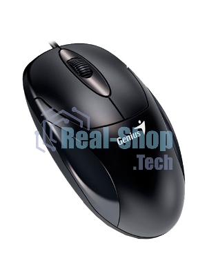 Мышь проводная Genius XScroll V3 черный, 1000 dpi, USB, кнопки - 3