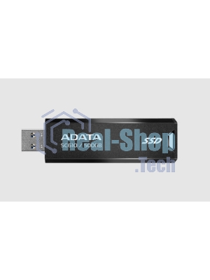Внешний SSD ADATA SC610, 500Gb, USB Type-A, R/W 550/500 Mb/s черный
