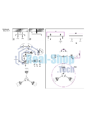 Светильник Ambrella light TR303321/3 WH/GD/CL/FR белый/золото/прозрачный/белый матовый E27*3 max 60W D620*210