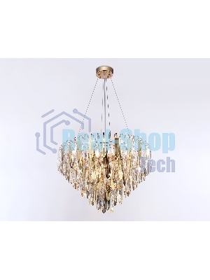 Светильник Ambrella light TR5258/11 SGD/CL золото/прозрачный E27*11 max 40W D600*400