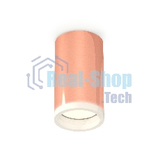 Светильник Ambrella Light XS6326020 PPG/FR золото розовое полированное/белый матовый MR16 GU5.3 (C6326, N6245)