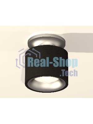 Светильник Ambrella Light XS7511101 SBK/MCH черный песок/хром матовый MR16 GU5.3 (N7928, C7511, N7013)