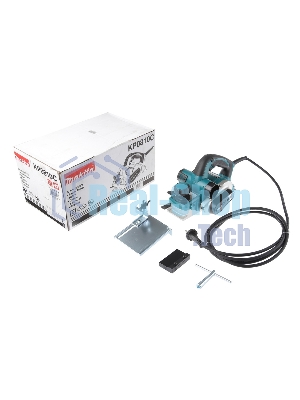 Рубанок Makita KP0810C Рубанок,1050Вт,12000об\м,ширина-82мм,глуб-4мм,3.2кг,кор,парал упор