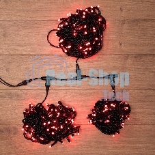 Гирлянда Neon-night LED ClipLight 24V, 3 нити по 20 м, свечение с динамикой, цвет диодов красный