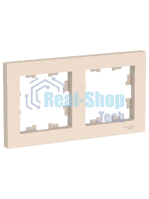Рамка 2-м AtlasDesign универс. беж. SchE ATN000202