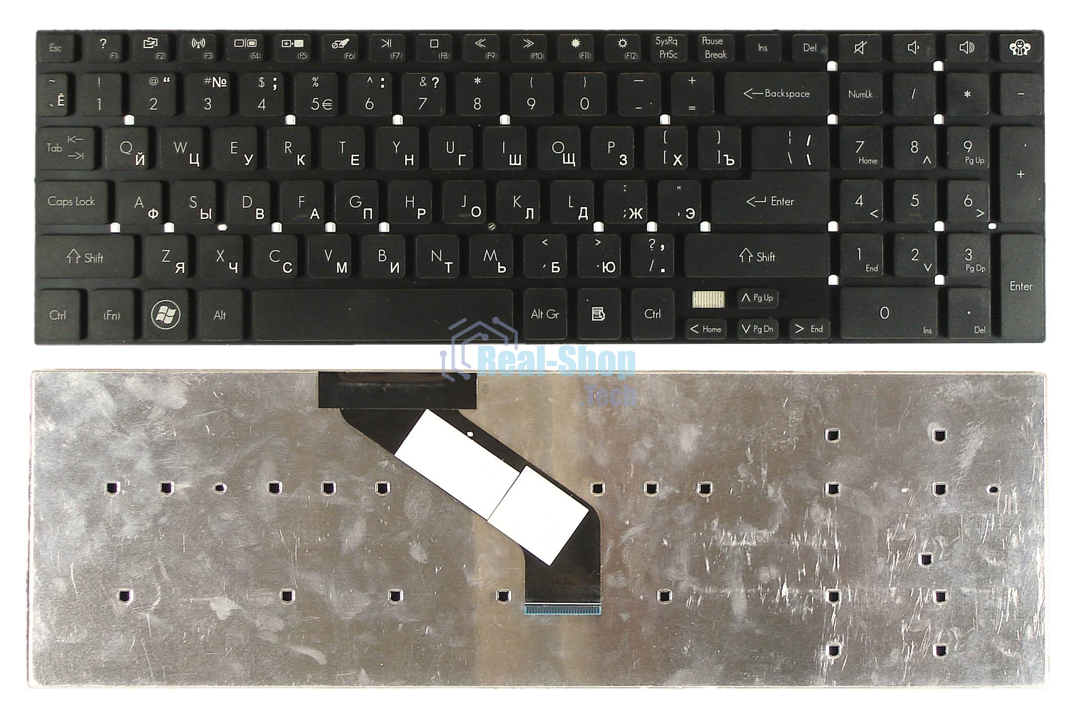 Клавиатура для ноутбука Gateway NV55S NV57H NV75S NV77H TS45 черная