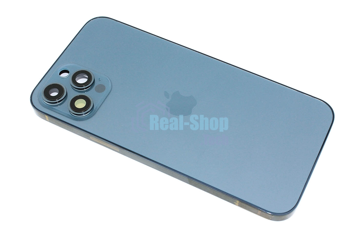 Задняя крышка (корпус) в сборе с рамкой для Apple iPhone 12 Pro Max синяя