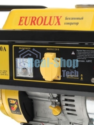 Электрогенератор бензиновый Eurolux G1200A, 1.1 кВт, 75 дБ, 22.5 кг