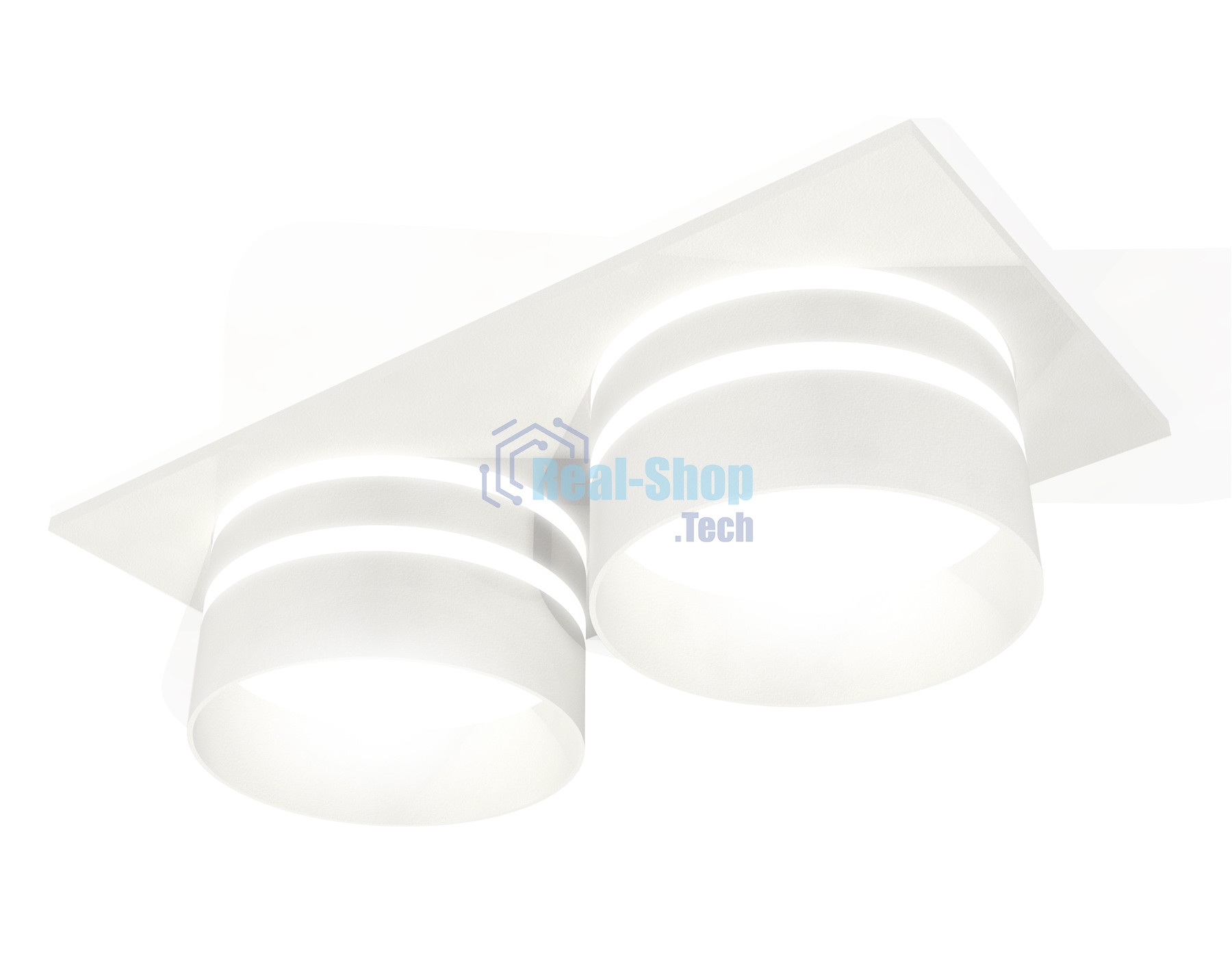 Комплект встраиваемого светильника Ambrella light XC7635042 SWH/FR белый песок/белый матовый MR16 GU5.3 (C7635, N7141)