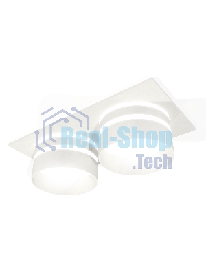 Комплект встраиваемого светильника Ambrella light XC7635042 SWH/FR белый песок/белый матовый MR16 GU5.3 (C7635, N7141)