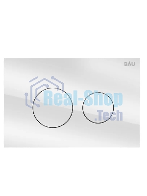 Комплект BAU 6 в 1: рамная инсталляция BAU NEO 45, унитаз подвесной безободковый Bau Hotel PRO, быстросъемное сиденье микролифт, кнопка смыва из стекла BAU Dream дизайнерская, белая
