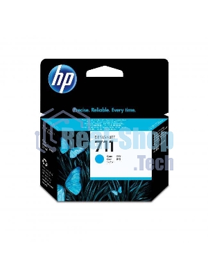 Картридж струйный HP №711 CZ130A голубой для HP DJ T120/T520 (29мл)
