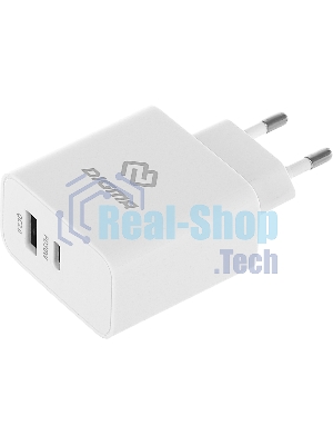 Сетевое зарядное устройство Digma DGW3D 3A PD+QC белый