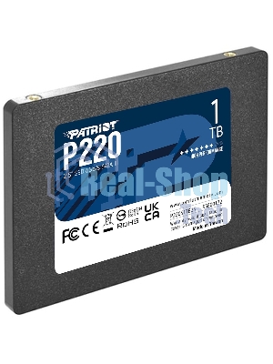 Накопитель SSD Patriot P220, 1Tb, SATA III, 2.5