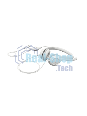 Гарнитура Logitech H390 белый, проводная, USB