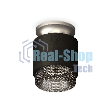 Светильник Ambrella Light XS7511102 SBK/MCH/BK черный песок/хром матовый/тонированный MR16 GU5.3 (N7928, C7511, N7192)